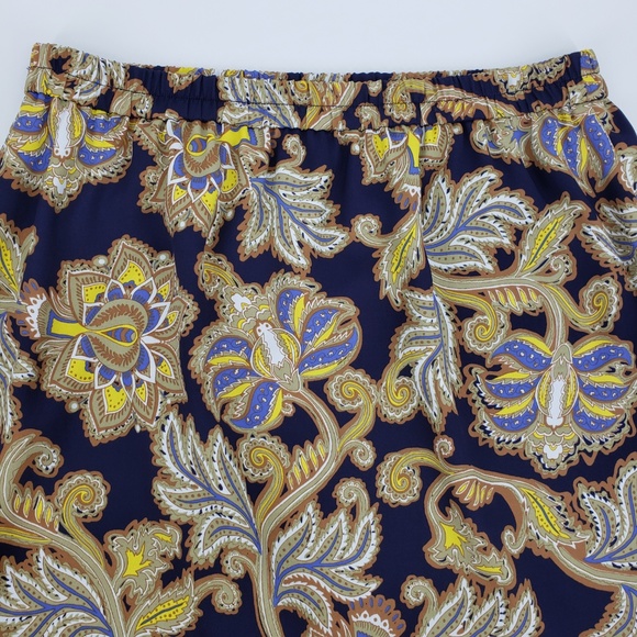 Loft Paisley Print Skirt Sz S - Picture 2 of 8